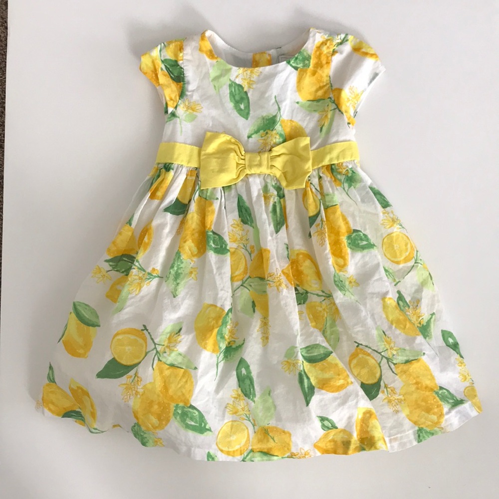 2T lemon dress
